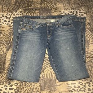 Cruel Girl Low Rise Flared Jeans🐮🤎